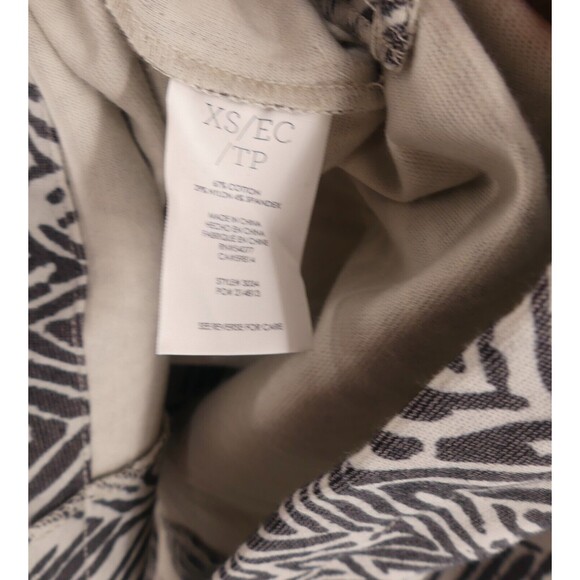 Cabi XS Jacket Zig Zag Ponte Knit Stretch Button Blazer Style #3034 - Picture 8 of 9